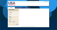 Desktop Screenshot of hotels.usatravel.be